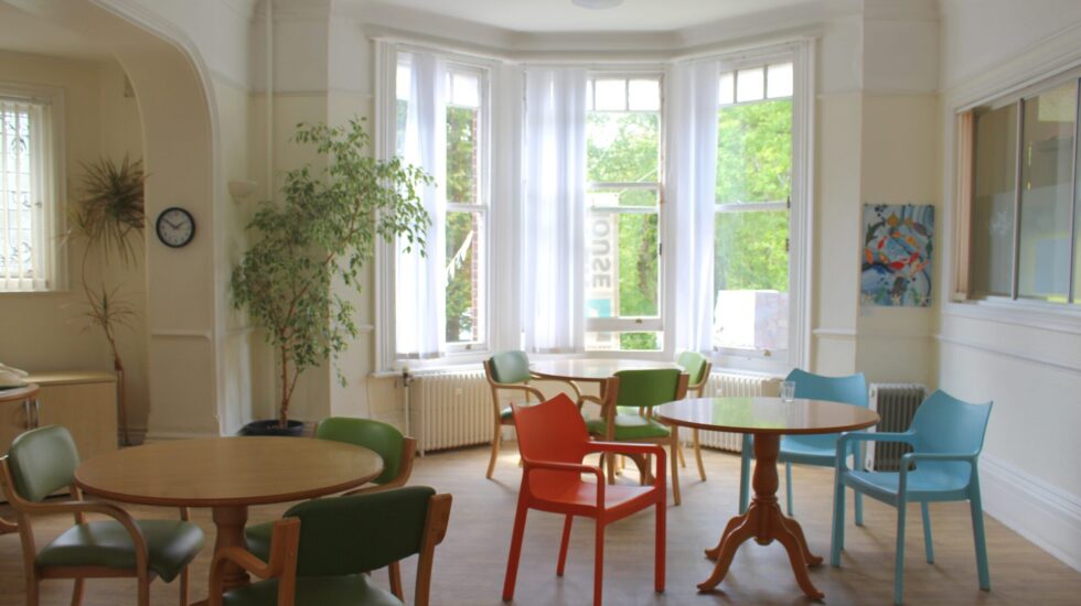 A room at the Wellbeing Hub at Preston Park, also used by Staying Well Brighton.